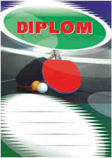 Diplom PING PONG A4