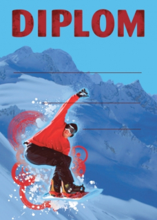 Diplom SNOWBOARD A4