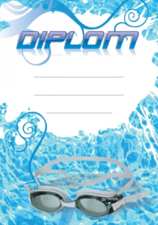 Diplom SWIMMING A4